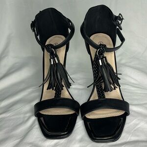 Sergio bari black heels size 8